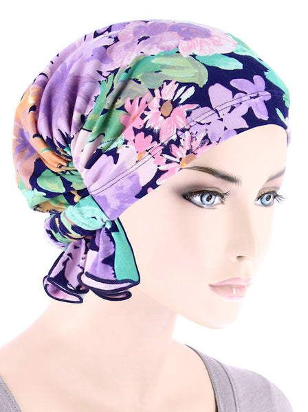 thumbnail interactive-video image 1 of Head Coverings For Women ZLYC Chemo Headwear With Brim - Lightweight Head Scarf & Beanie For Women With Hair Loss Chemo Head Scarf 1 of 12