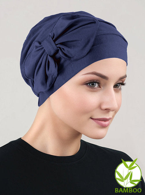 Pleated Bow Cap