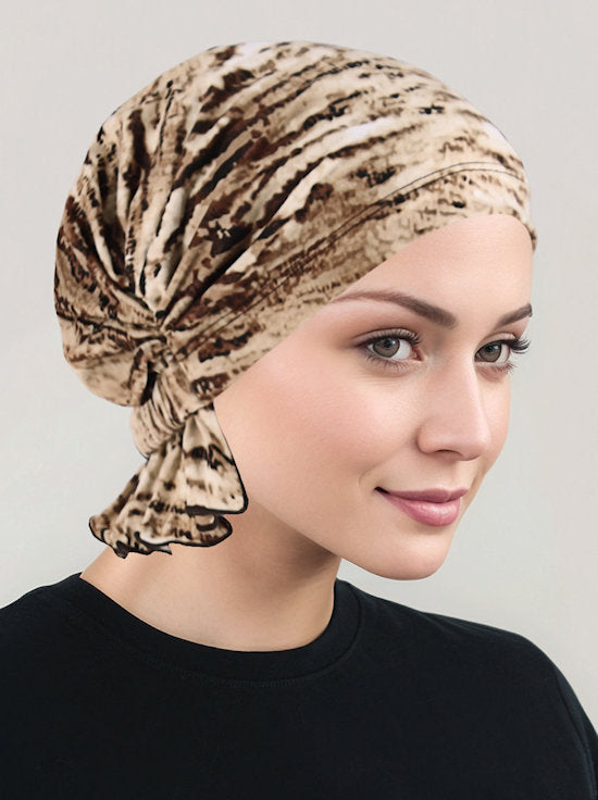 Abbey Cap Brown Tiger