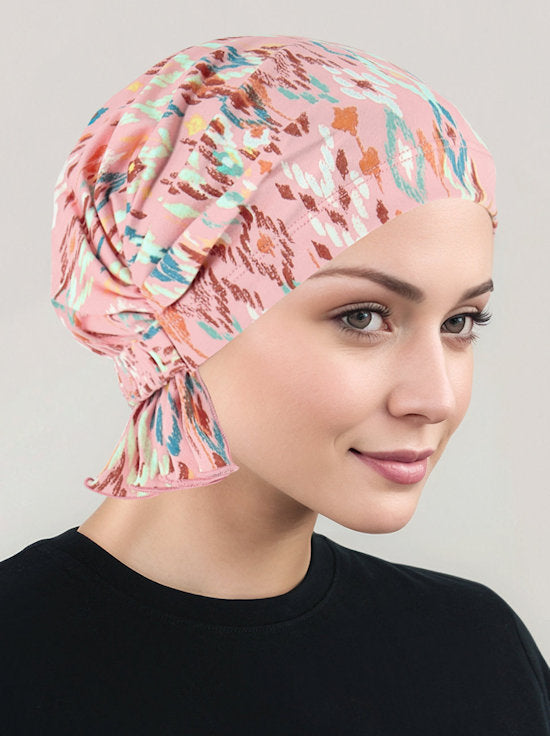 Abbey Cap Pink Tribal