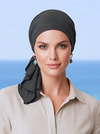 Bella Scarf Charcoal Gray