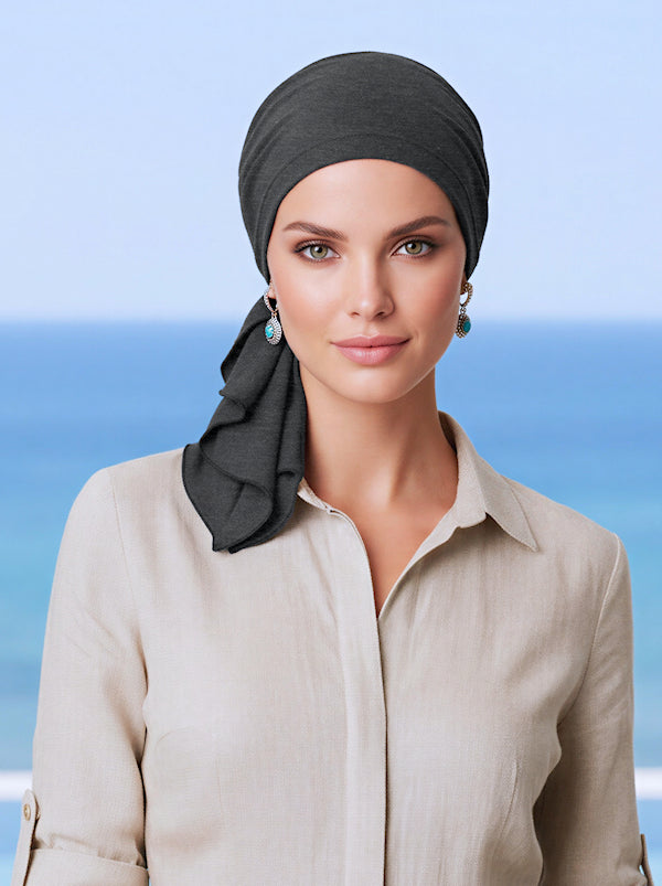 Bella Scarf Charcoal Gray