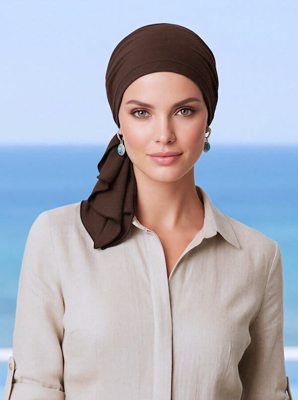 Bella Scarf Chocolate Brown