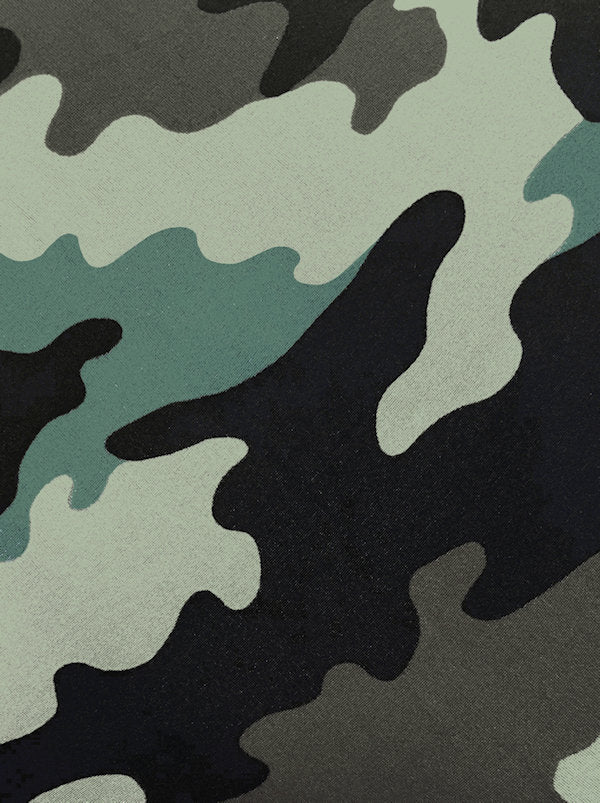 Bella Scarf Green Camouflage