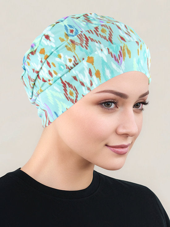 Cloche Cap Sage Tribal