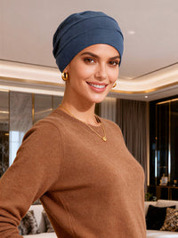 Cloche Cap Dark Denim