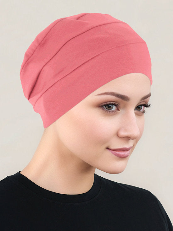 Cloche Cap Coral Pink