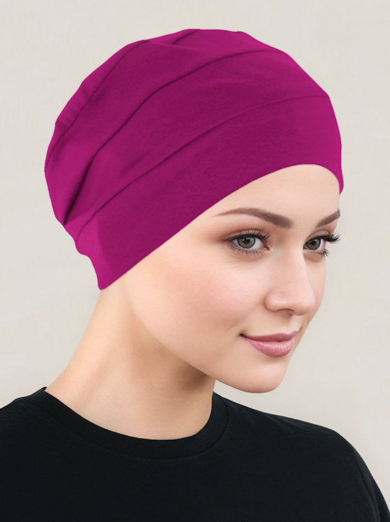 Cloche Cap Plum