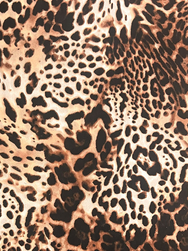 Shorty Scarf Leopard Brown