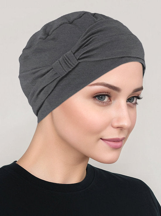 Comfort Cap Buttery Soft Charcoal Gray