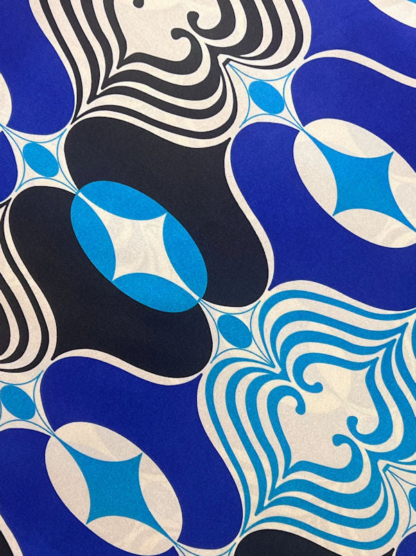 Shorty Scarf Retro Royal Blue
