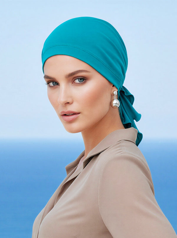 Bamboo Shorty Scarf Light Teal