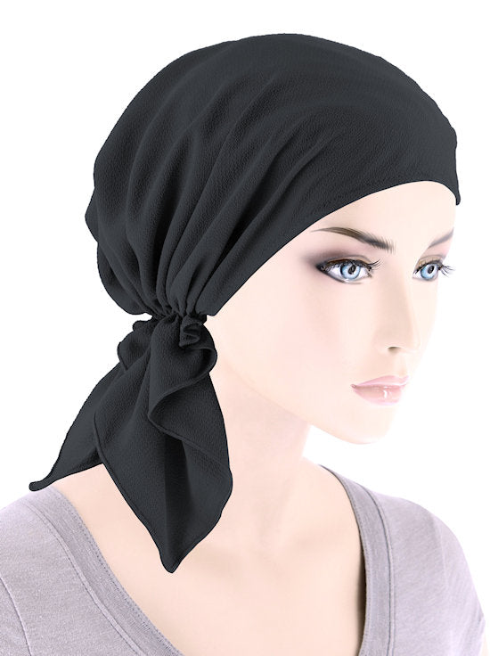 Shorty Scarf Solid Black