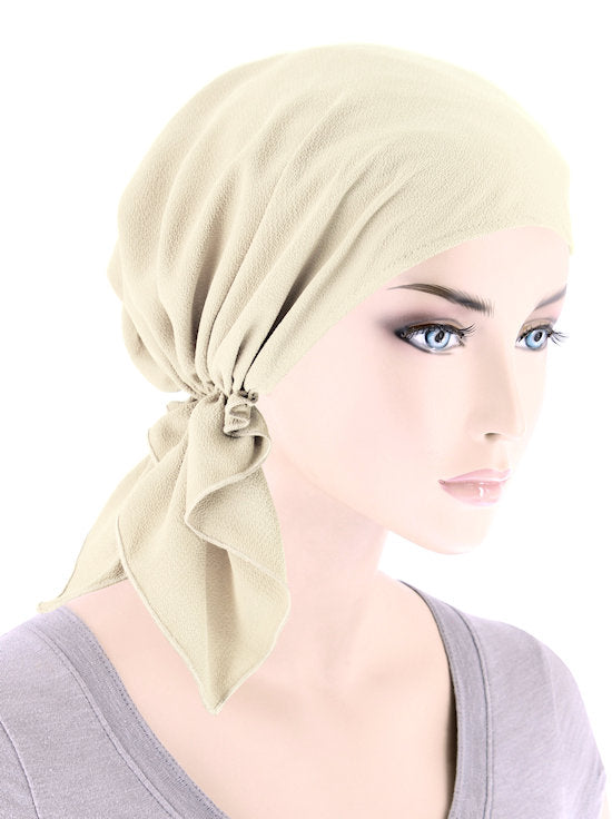 Shorty Scarf Solid Ivory