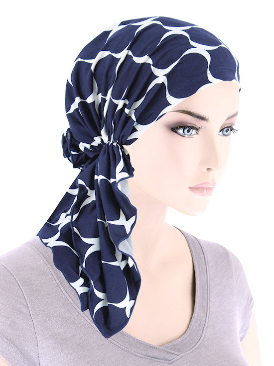 Chemo Cancer Hair loss Headwrap Scarves Pre tied for Women – Chemo Fashion  Scarf